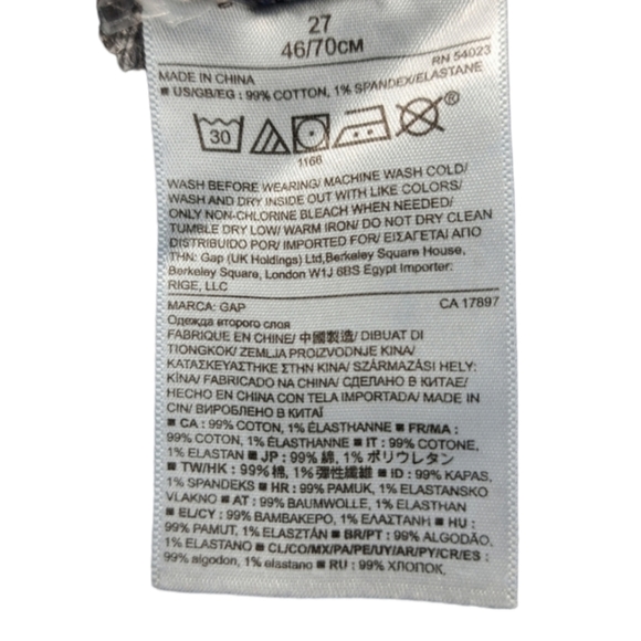 Gap 1969 Women's Denim Distressed Blue Shorts Size 27 - Picture 6 of 13